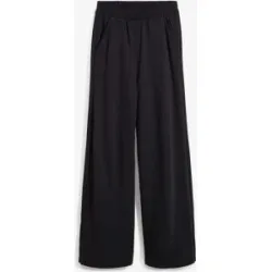 bonprix Sweathose aus Baumwoll-Mixschwarz 36Damen