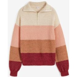 bonprix Troyer mit Umlegekragen, Oversize Passform