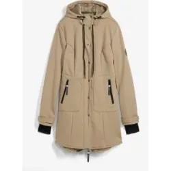 bonprix Super Stretch Softshell-Parka, wasserabweisendgrün 46Damen