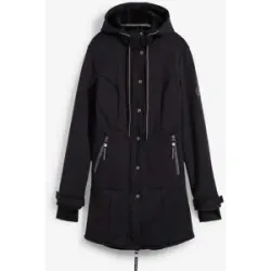 bonprix Super Stretch Softshell-Parka, wasserabweisendschwarz 50Damen