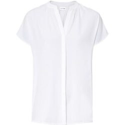bonprix Kurzarmbluse Oversize Passform, mit V-Ausschnitt, mit Umlegekragen