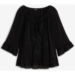 bonprix Tunika aus softer Viskoseschwarz 36Damen