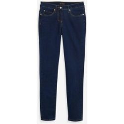 bonprix Slim-Fit-Jeans Mid Waist, Super Stretchblau 46Damen