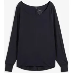 bonprix Schnelltrocknendes Sport-Shirt mit Retro-Printschwarz 44Damen