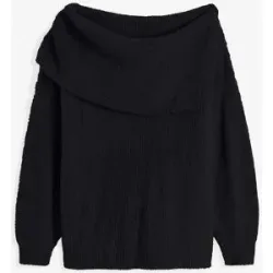 bonprix Strickpullover mit einseitigem Off‑Shoulder‑Ausschnitt, lässige Passform
