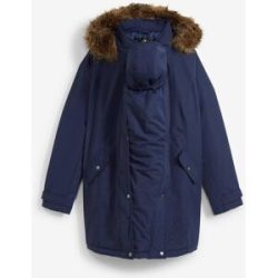 bonprix 3-in-1 Funktions-Umstandsjacke und Tragejackeblau 42Damen