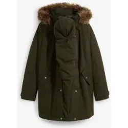 bonprix 3-in-1 Funktions-Umstandsjacke und Tragejackegrün 34Damen