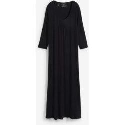 bonprix Maxikleid für Casualmode im Frühjahr und Sommer, A-Linie, mit 3/4-Ärmeln
