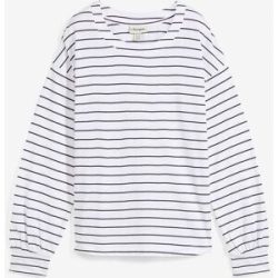 bonprix Langarmshirt lockere Passform mit überschnittenen Schultern, mit Ballon-Ärmeln