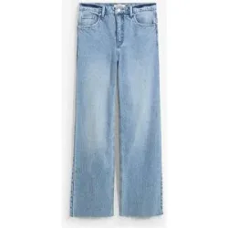 bonprix Wide-Leg-Jeans, High Waist, full Lengthblau 48Damen