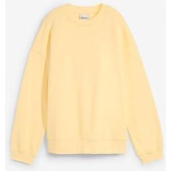 bonprix Sweatshirt, Oversize-Passform, aus reiner Baumwolle, elastische Bündchen