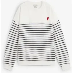 bonprix Oversize-Sweatshirt aus Baumwollmixweiß 44Damen
