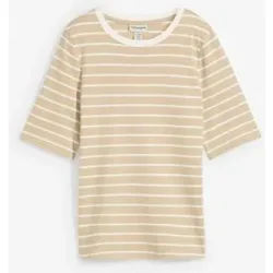 bonprix T-Shirt Halbarm, aus reiner Baumwolle