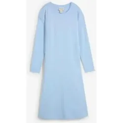 bonprix Jerseykleid aus reiner schwerer Bio-Baumwolleblau 44Damen
