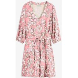 bonprix Minikleid aus softem Viskose-Mixrosa 50Damen