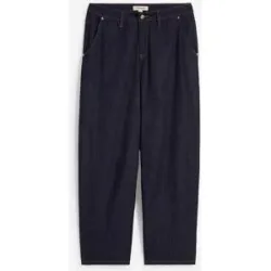 bonprix Balloon Jeans Mid Waist, croppedblau 36Damen