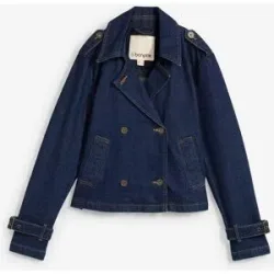 bonprix Denim Trenchjackeblau 38Damen