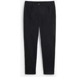 bonprix Chinohose aus elastischem Baumwoll-Mix, knöchellangschwarz 38Damen