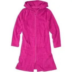bonprix Frottee Bademantel aus Bio-Baumwolle mit Reißverschlusspink 52Damen
