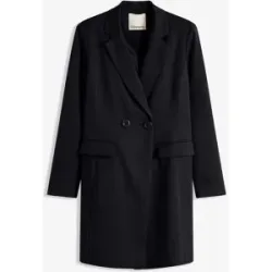 bonprix Wintermantel aus Polyester mit Viskose und Elasthan, mit Polyesterfutter