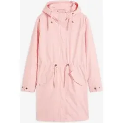 bonprix Long-Parka mit Kapuzerosa 36Damen