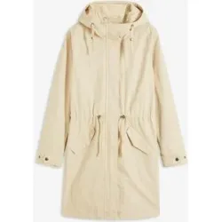bonprix Long-Parka mit Kapuzebeige 50Damen