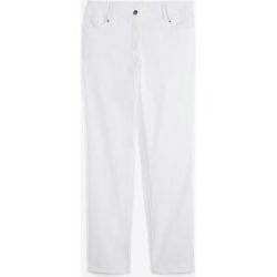 bonprix Bengalin-Stretch-Hose mit Bequembund, Straightweiß 42Damen