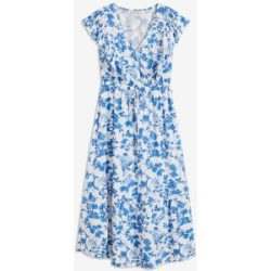 bonprix Midikleid aus fließender Viskoseweiß 36Damen