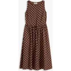 bonprix Midikleid mit Bindebandbraun 52Damen