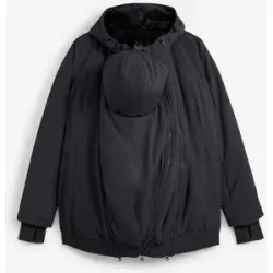 bonprix 3-in-1 Umstands- und Tragejacke mit zwei Einsätzenschwarz 34Damen