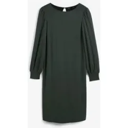 bonprix Jerseykleid aus Punto di Romagrün 36Damen
