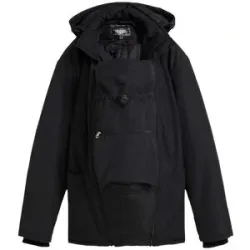 bonprix 3-in-1 Umstandsjacke mit Trageeinsatzschwarz 48Damen