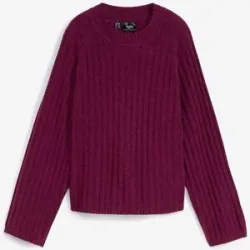 bonprix Gerippter Pullover, verkürztlila 44Damen