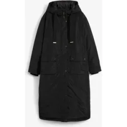bonprix Long-Parkaschwarz 42Damen
