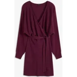 bonprix Strickkleid  aus Viskose-Mixlila 44Damen