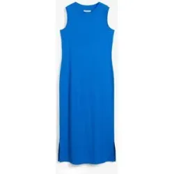 bonprix Jersey-Kleid aus Baumwolle mit Stretchblau 36Damen