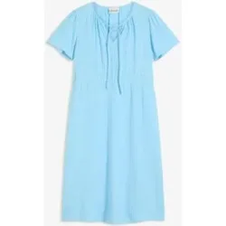 bonprix Tunika-Kleid aus Musselinblau 36Damen