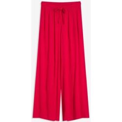 bonprix Weite Hose aus feiner Viskoserot 36Damen