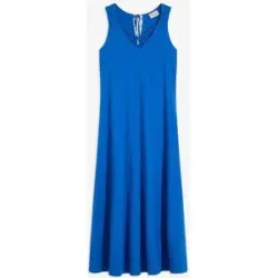 bonprix Trägerkleid aus reiner Bio-Baumwolleblau 48Damen