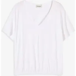 bonprix Oversize-Shirt aus softem Viskose-Mixweiß 44Damen