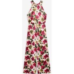 bonprix Overall aus glänzendem Satinrot 46Damen