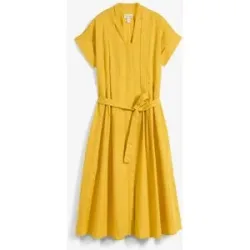 bonprix Ausgestelltes Kaftan-Kleidgelb 46Damen