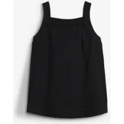 bonprix Blusentop mit Bindedetail hinten aus Viskose-Mixschwarz 40Damen
