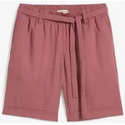 bonprix Bermuda in Leinen-Optiklila 36Damen