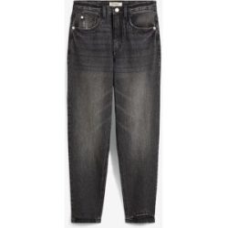 bonprix Mom Jeans High Waist, croppedschwarz 42Damen