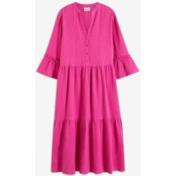 bonprix Midikleid aus weichem Musselinpink 50Damen