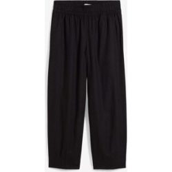 bonprix Schlupfhose mit Leinen, 7/8- Längeschwarz 52Damen