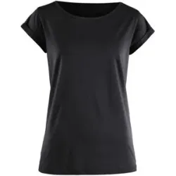 bonprix T-Shirt aus reiner Baumwolleschwarz 32Damen