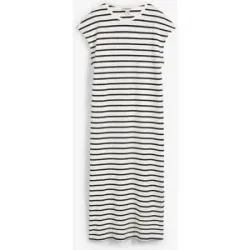 bonprix Jerseykleid aus reiner Baumwolleweiß 40Damen