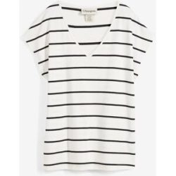 bonprix Gestreiftes Strickshirtweiß 48Damen